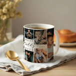 Best Daddy Ever | Father's Day 8 Photo Collage Coffee Mug<br><div class="desc">Send a beautiful personalized father's day gift to your dad that he'll cherish. Special personalized father's day family photo collage to display your special family photos and memories. Our design features a simple 8 photo collage grid design with "Best Daddy Ever" designed in a beautiful handwritten black script style &...</div>