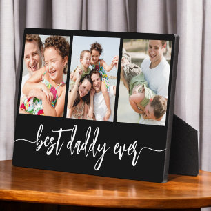 Best Daddy Ever - Father's Day Photo Collage Plaque
