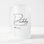 Best Daddy Ever Father's Day Photo Personalized Frosted Glass Beer Mug<br><div class="desc">Personalized beer glass for the best dad in the world.' Daddy you are the best' typography adds the special touch to your special gift to dad on father's day, birthday  and holidays. Add your favourite picture and name to make it a unique keepsake.</div>