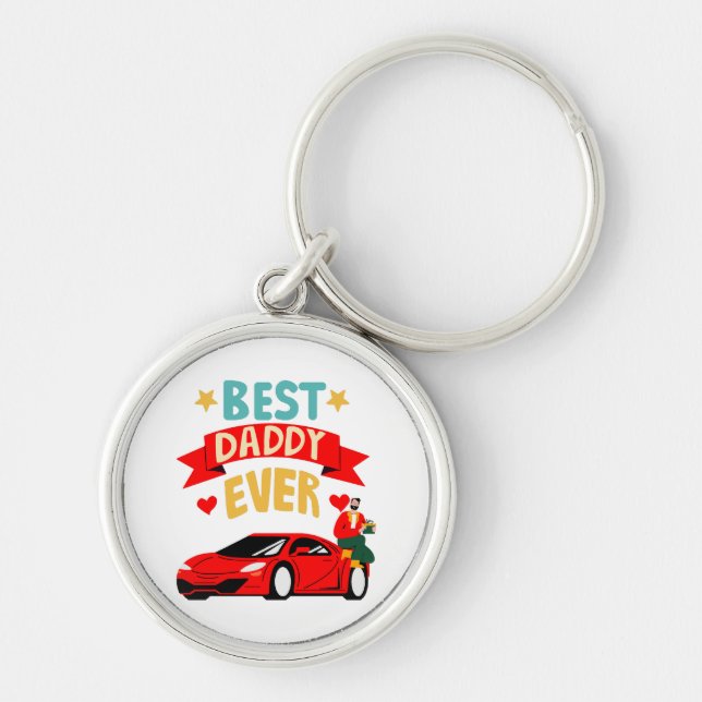 Best Daddy Ever Keychain (Front)