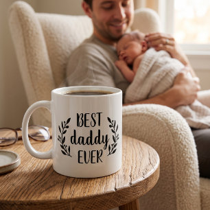 Best Daddy Ever Personalized Coffee Mug