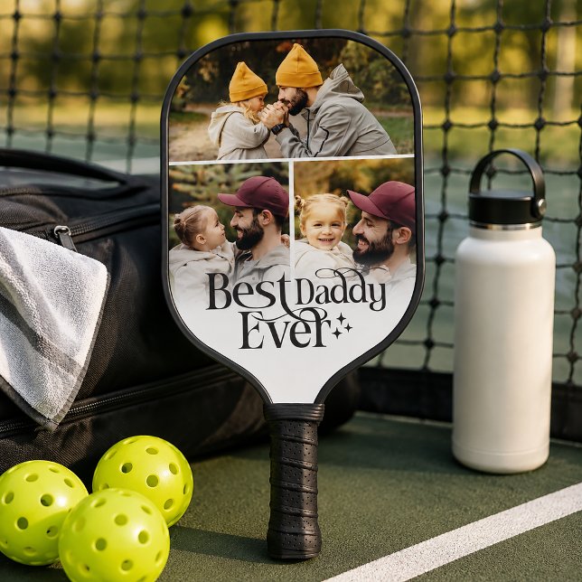 Best Daddy Ever Personalized Pickleball Paddle (Creator Uploaded)