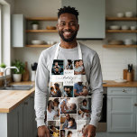 Best Daddy Ever Script Fathers Day Photo Collage Apron<br><div class="desc">Celebrate Father's Day with a unique and thoughtful gift that captures the heart of family memories. Our Best Father Ever Photo Collage Apron is specially designed to showcase 21 of your cherished family photos, creating a stunning visual tribute to the moments that matter most. This apron features a simple yet...</div>