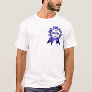 Best Daddy Ever winner award ribbon for Father T-Shirt