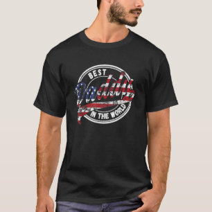 Best Daddy In The World Vintage Father s Day Retro T-Shirt