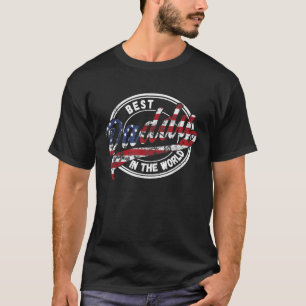 Best Daddy In The World Vintage Father s Day Retro T-Shirt