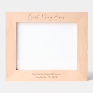 Best Day Ever 10x8 Customizable Photo Frame