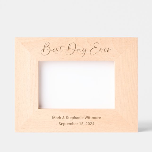 Best Day Ever 6x4 Customizable Photo Frame Picture (Front)