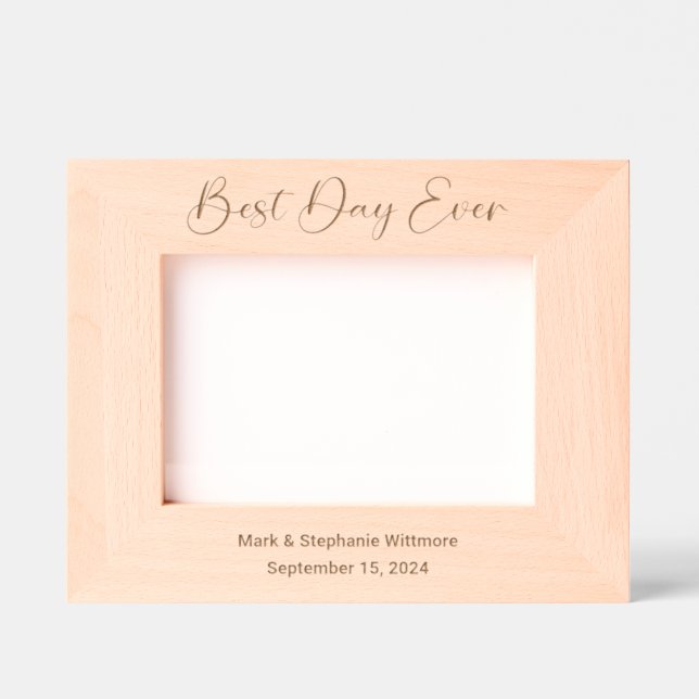 Best Day Ever 7x5 Customizable Photo Frame Picture (Front)