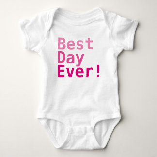 Best Day Ever! Custom Baby Jersey Bodysuit