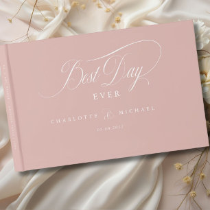 BEST DAY EVER!  Elegant, Wedding Guest Book