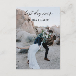 Best Day Ever Eloped Announcement Invite