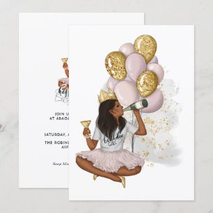 Best Day Ever Girl Birthday Invitation