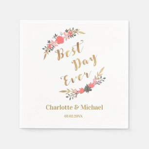 Best day ever! napkin