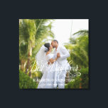 Best Day Ever Personalized Wedding Canvas Print<br><div class="desc">Modern and elegant design printed Best Day Ever Personalized Wedding Canvas Print that can be customized with your text. Check out the Graphic Art Design store for other products that match this design!</div>