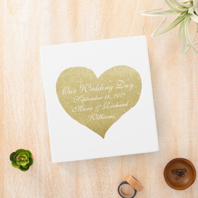 best day ever wedding album, romantic love binder (In Situ)