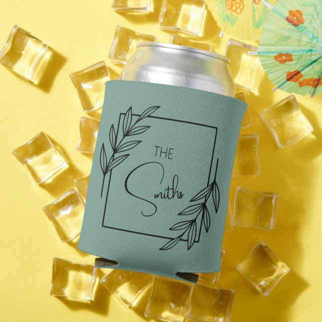 Best Day Ever Wedding Day Can Cooler (In Situ Summer)