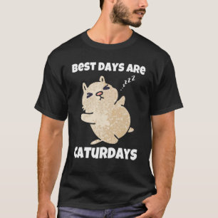 Best Days Are Caturdays   Cat T-Shirt