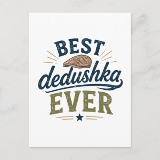 Best Dedushka ever Postcard