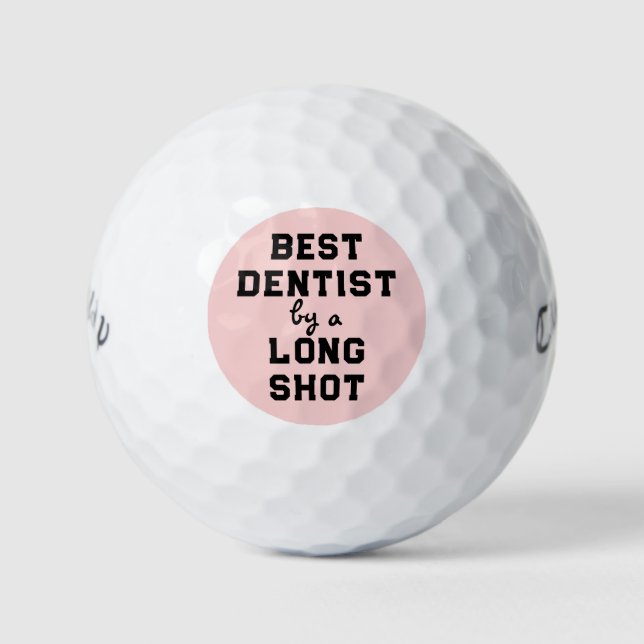 Best Dentist Gift Golf Balls (Front)