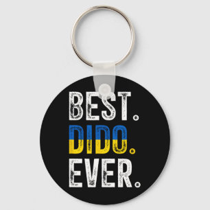 Best Dido Ever Ukrainian Grandfather Grandpa Ukrai Keychain