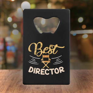 Best Director - Filmmaker Gift Credit Card Bottle Opener
