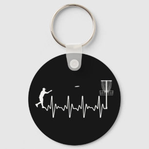 Best Disc Golf Art For Men Women Disc Golf Lover D Keychain