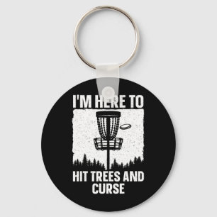 Best Disc Golf Art For Men Women Kids Disc Golfer Keychain