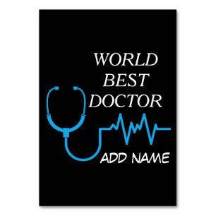 Best Doctor Ever Appreciation Personalized Gifts Table Number