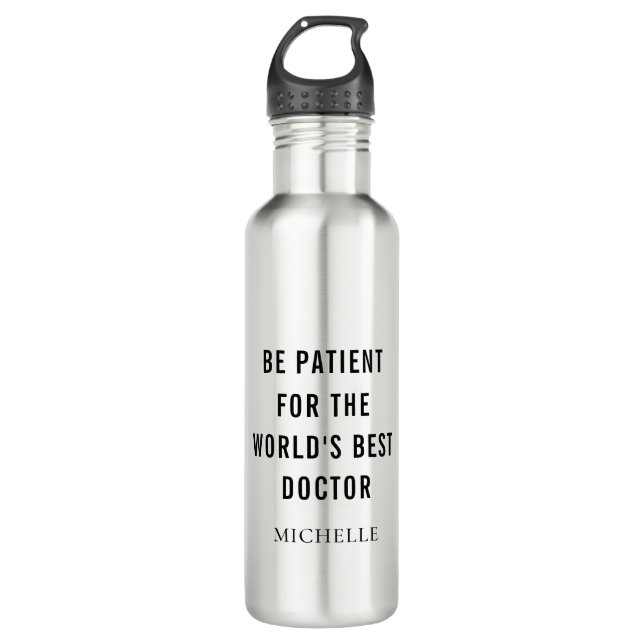 Best Doctor Personalized Professional Name 710 Ml Water Bottle (Front)
