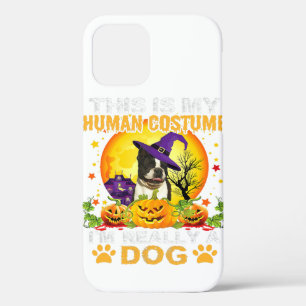 Best Dog Boston Terrier Pumpkins Costume Halloween iPhone 12 Pro Case