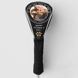 Best Dog Dad by Par Photo Father's Day Golf Head Cover