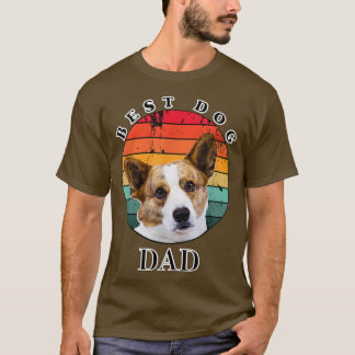 Best Dog Dad Cardigan Welsh Corgi  T-Shirt