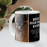 Best Dog Dad Ever 2 Photo Coffee Mug<br><div class="desc">Calling all Dog Dads! Celebrate this Father's Day with our exclusive 'Best Dog Dad Ever' mug. Personalized with your pet's name, precious photos, and a heartfelt message from them. This mug isn't just a gift, it's a keepsake. Celebrate your furry bond this Father's Day.</div>