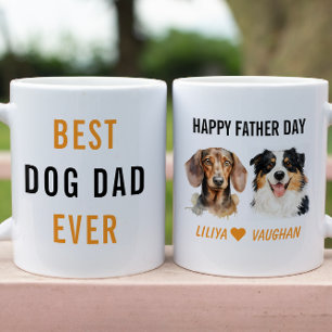 Best Dog Dad Ever Custom Funny Dog Mug