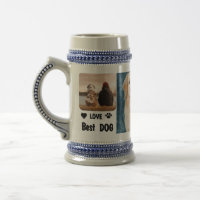 Best Dog Dad Ever Custom Modern Photo and Dog Name