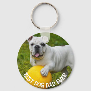 Best Dog dad Ever Custom Photo keychain, dad gift, Keychain