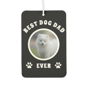 Best Dog Dad Ever Custom Photo Personalized Air Freshener