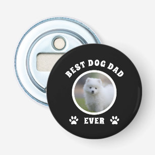 Best Dog Dad Ever Custom Photo Personalized Bottle Opener