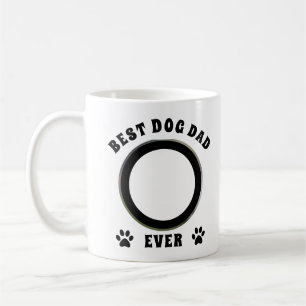 Best Dog Dad Ever Custom Photo Personalized Coffee Mug