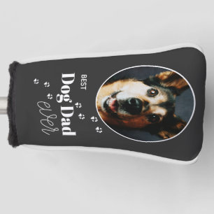 Best Dog Dad Ever Custom Photo Putter  Golf Head Cover
