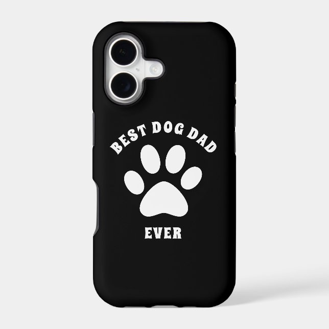 Best Dog Dad Ever Custom Text Personalized (Back)