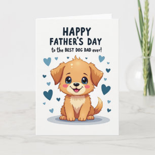 Best Dog Dad Ever Cute Card
