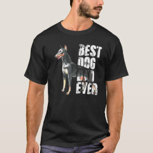 Best Dog Dad Ever Doberman Pinscher Dog T-Shirt