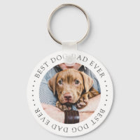 Best Dog Dad Ever Elegant Simple Custom Photo