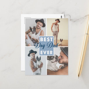 Best Dog Dad Ever Father's Day Best Dog Ever Postcard