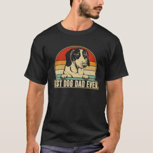 Best Dog Dad Ever Foxhound Daddy Dog Lover Owner T-Shirt