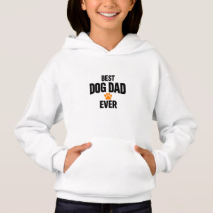 Best Dog Dad Ever Kids hoodie Cute Dog Lover kids