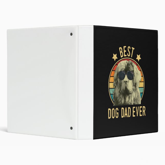 Best dog dad ever | newfoundland dad gift binder (Background)