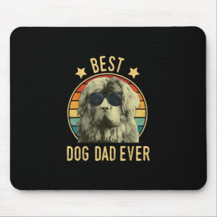 Best dog dad ever   newfoundland dad gift mouse pad